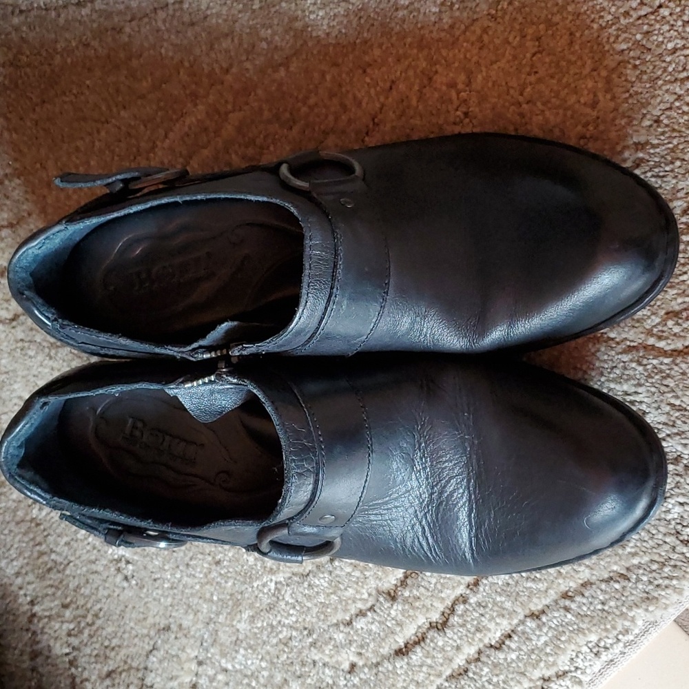 Born Zowy Leather Strap Bootie